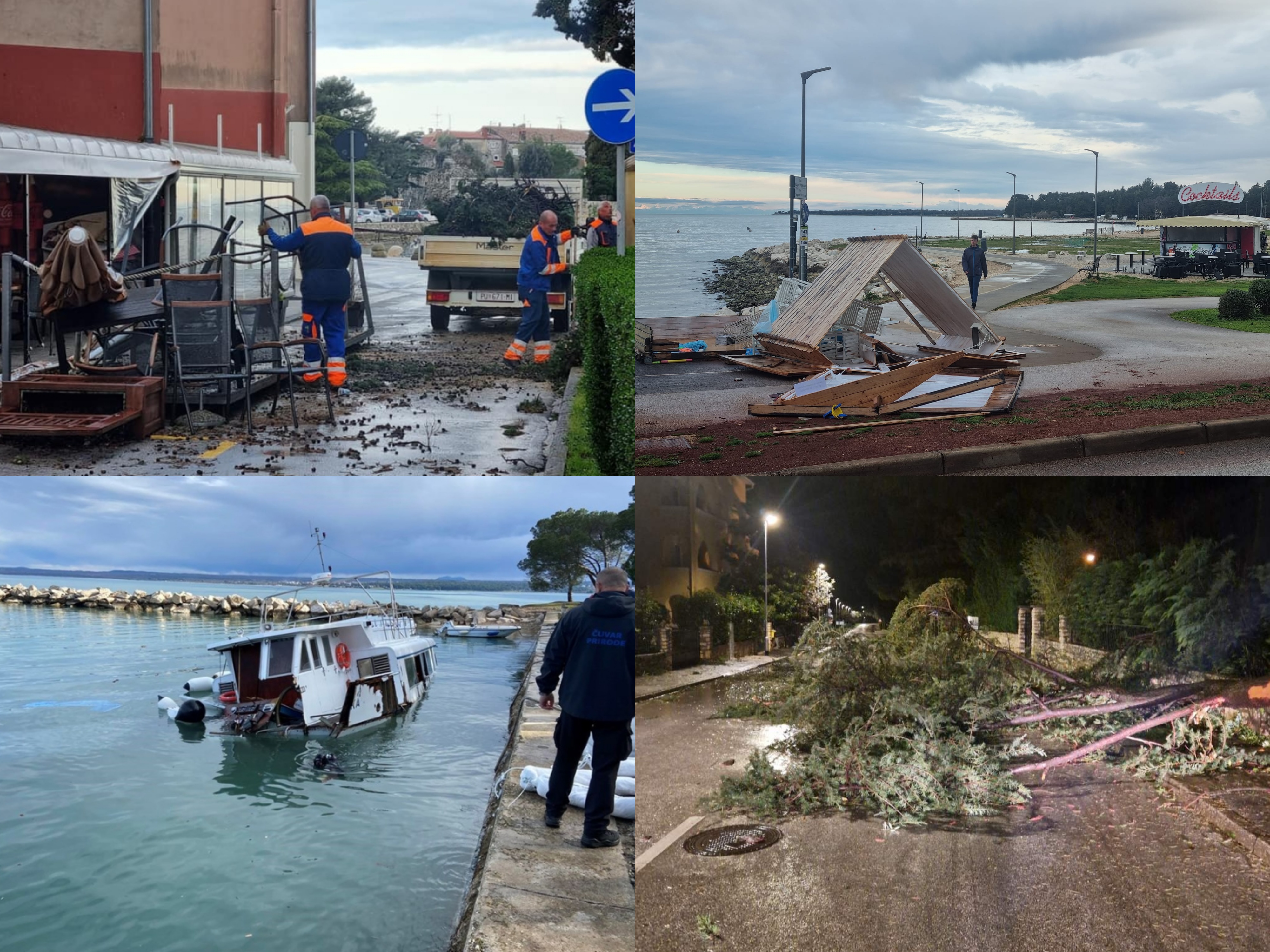 PRIJE TOČNO GODINU DANA Veliko nevrijeme pogodilo Rovinj, Poreč i Brijune